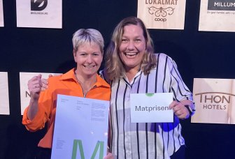 Coor receives the award for Kitchen of the Year at Matprisen.